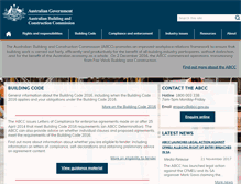 Tablet Screenshot of abcc.gov.au